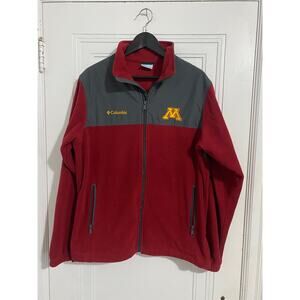 University of Minnesota Golden Gophers Columbia Fleece Size Large